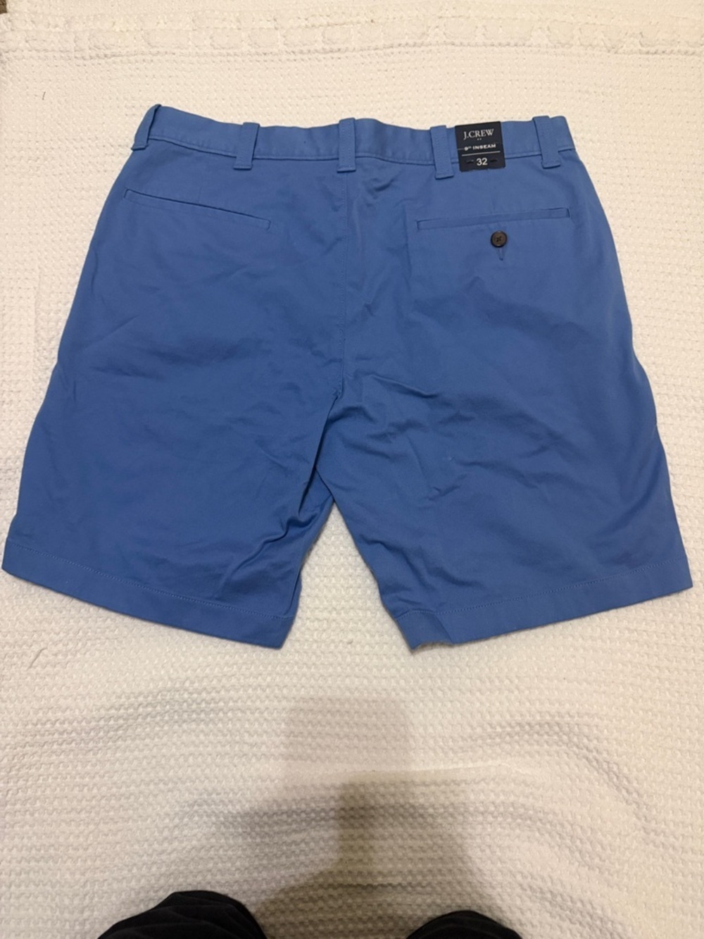 J. Crew Men’s Cornflower Blue Flat Front Chino Shorts - Picture 4 of 6